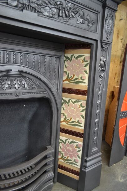 Victorian Tiled Fireplace Combination 4347TC - Oldfireplaces