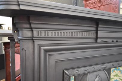 Late Victorian Cast Iron Surround 4348CS - Oldfireplaces