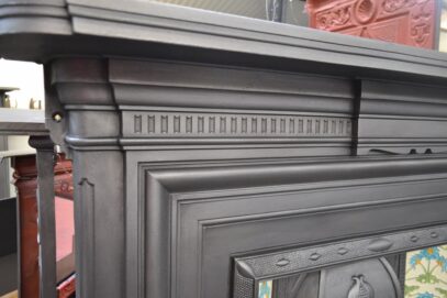 Late Victorian Cast Iron Surround 4348CS - Oldfireplaces