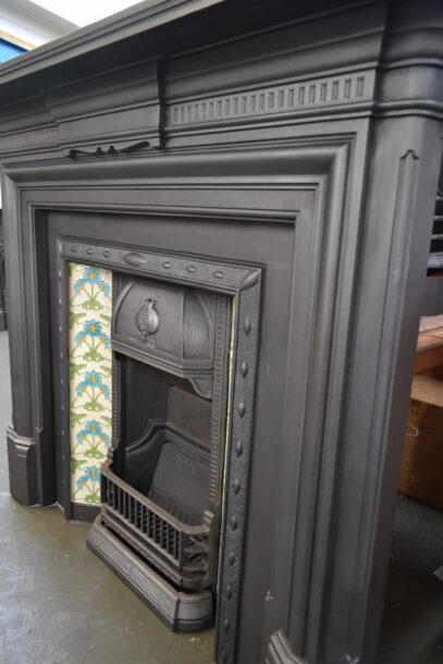 Late Victorian Cast Iron Surround 4348CS - Oldfireplaces