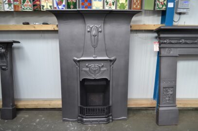 Art Nouveau Fireplace Tall 4350LC - Oldfireplaces