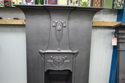 Art Nouveau Fireplace Tall 4350LC - Oldfireplaces