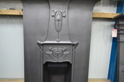 Art Nouveau Fireplace Tall 4350LC - Oldfireplaces