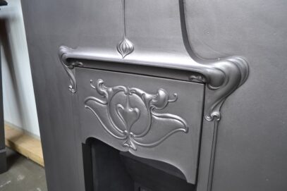 Art Nouveau Fireplace Tall 4350LC - Oldfireplaces