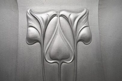 Art Nouveau Fireplace Tall 4350LC - Oldfireplaces