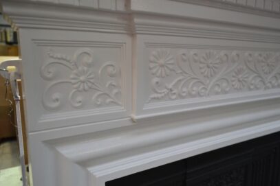 Tall Victorian Fireplace Painted - 4355LC