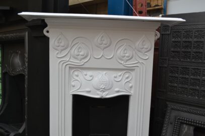 Small Art Nouveau Bedroom Fireplace 4354B - Oldfireplaces