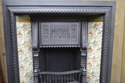 Original Victorian Tiled Insert 4366TI - Oldfireplaces