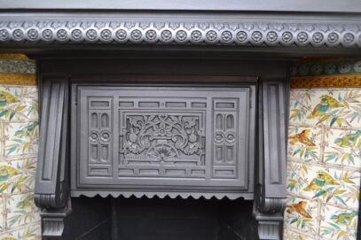 Original Victorian Tiled Insert 4366TI - Oldfireplaces