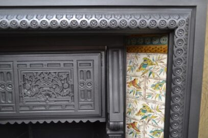 Original Victorian Tiled Insert 4366TI - Oldfireplaces