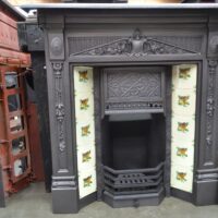 Original Victorian Tiled Fireplace 4368TC - Oldfireplaces