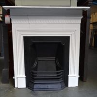 Vintage Victorian Fireplace Painted 4388LC - Oldfireplaces
