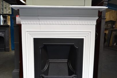 Vintage Victorian Fireplace Painted 4388LC - Oldfireplaces