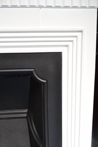 Vintage Victorian Fireplace Painted 4388LC - Oldfireplaces