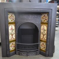 Victorian Arched Tiled Insert 4405TI - Oldfireplaces