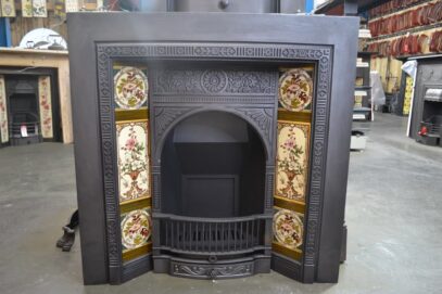 Victorian Arched Tiled Insert 4405TI - Oldfireplaces