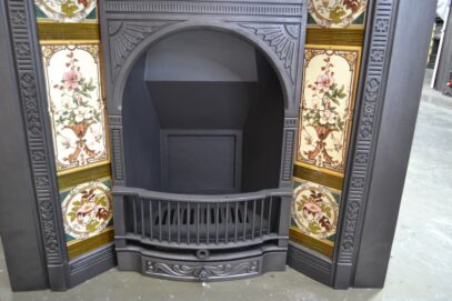 Victorian Arched Tiled Insert 4405TI - Oldfireplaces