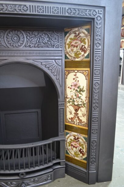 Victorian Arched Tiled Insert 4405TI - Oldfireplaces