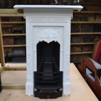 Painted Art Nouveau Fireplace 4392B - Oldfireplaces