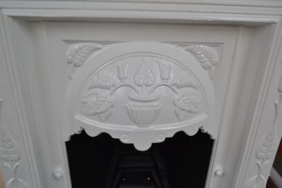 Painted Art Nouveau Fireplace 4392B - Oldfireplaces