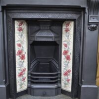 Small Victorian Tiled Insert 4402TI - Oldfireplaces