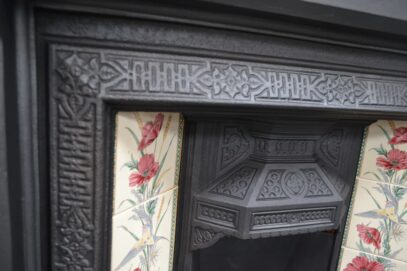 Small Victorian Tiled Insert 4402TI - Oldfireplaces