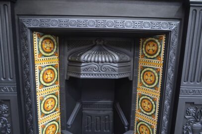Victorian Tiled Fireplace Insert 4403TI - Oldfireplaces
