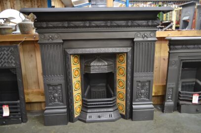 Victorian Tiled Fireplace Insert - 4403TI