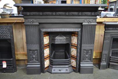 Victorian Tiled Fireplace Insert 4403TI - Oldfireplaces