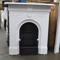 Cast Iron Victorian Fireplace Painted - 4406MC