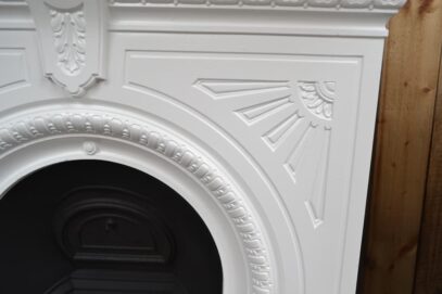 Cast Iron Victorian Fireplace Painted - 4406MC