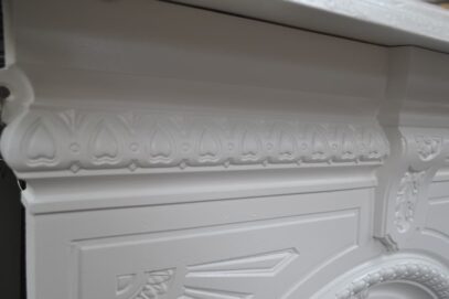 Cast Iron Victorian Fireplace Painted - 4406MC