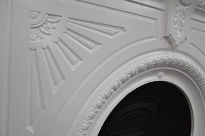 Cast Iron Victorian Fireplace Painted - 4406MC