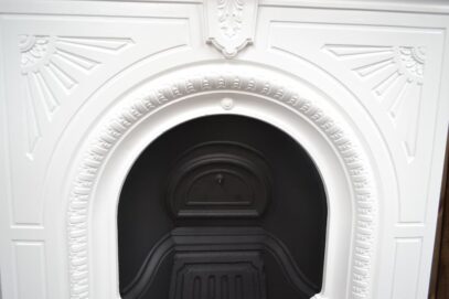 Cast Iron Victorian Fireplace Painted - 4406MC