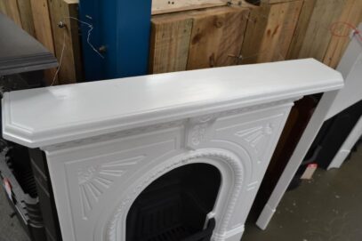 Cast Iron Victorian Fireplace Painted - 4406MC