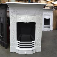 Painted Art Nouveau Bedroom Fireplace 4423B