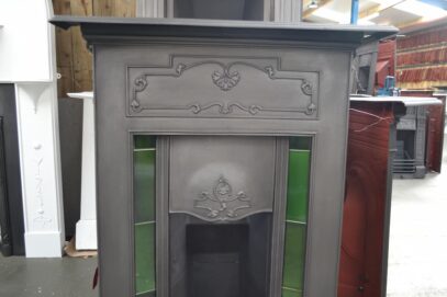 Edwardian Art Nouveau Tiled Fireplace - 4430TC