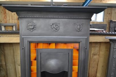 Late Victorian Tiled Fireplace Combination - 4433TC