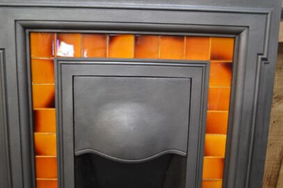 Late Victorian Tiled Fireplace Combination - 4433TC