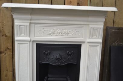 Art Nouveau Cast Iron Fireplace - 1526LC