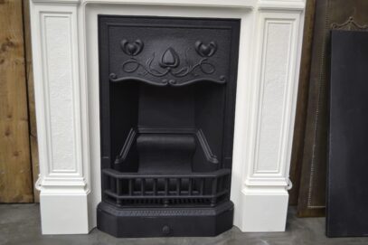 Art Nouveau Cast Iron Fireplace - 1526LC