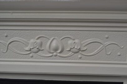 Art Nouveau Cast Iron Fireplace - 1526LC