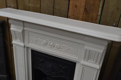 Art Nouveau Cast Iron Fireplace - 1526LC