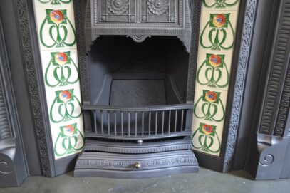 Victorian Arts & Crafts Tiled Insert 1496TI - Oldfireplaces