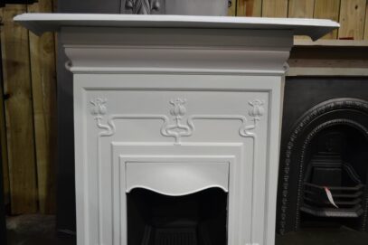 Art Nouveau Bedroom Fireplace 4390B - Oldfireplaces