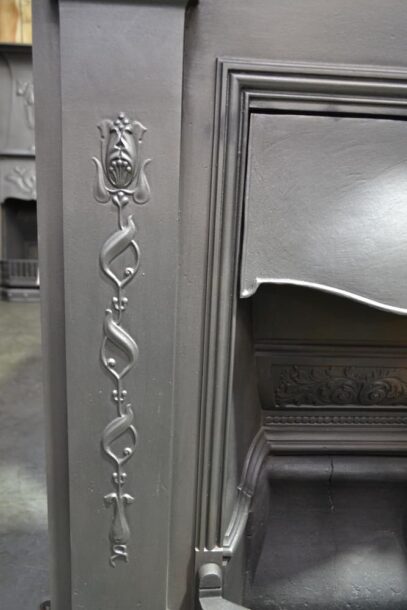 Art Nouveau Fireplace with heart detail - 4461MC