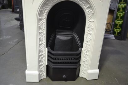 Painted Victorian Fern Bedroom Fireplace - 4464B