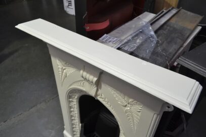 Painted Victorian Fern Bedroom Fireplace - 4464B