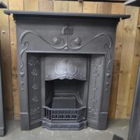 Art Nouveau Tiled Combination Fireplace 4470TC - Oldfireplaces