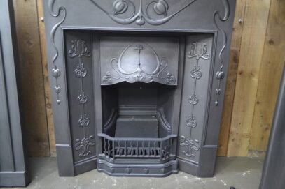 Art Nouveau Tiled Combination Fireplace 4470TC - Oldfireplaces